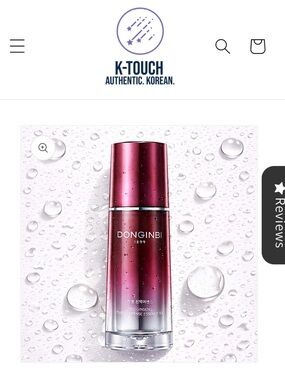DONGINBI Red Ginseng Essence - Brand New 15ml Bottle Skin Hydration K Touch